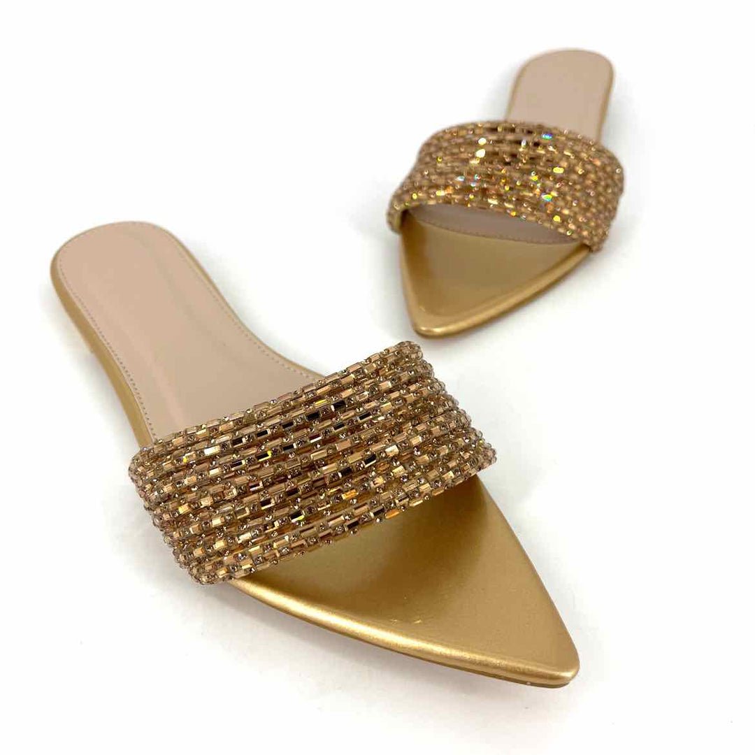 Shoe Size 10 Gold Sandals