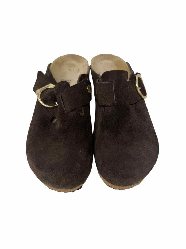 Shoe Size 38 PAPILIO Brown Suede Pumps