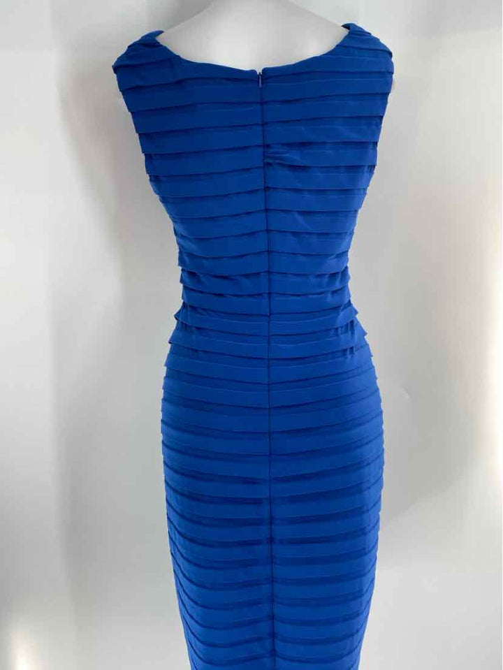 Size 14 Adrianna Papell Blue Dress
