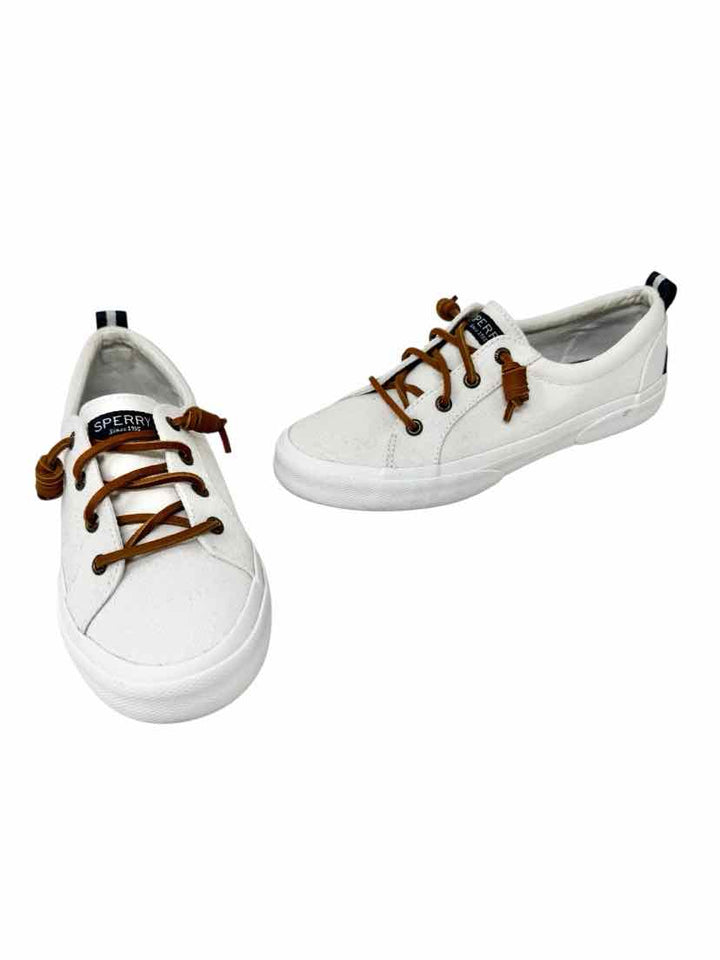 Shoe Size 6.5 Sperry Cream Sneakers