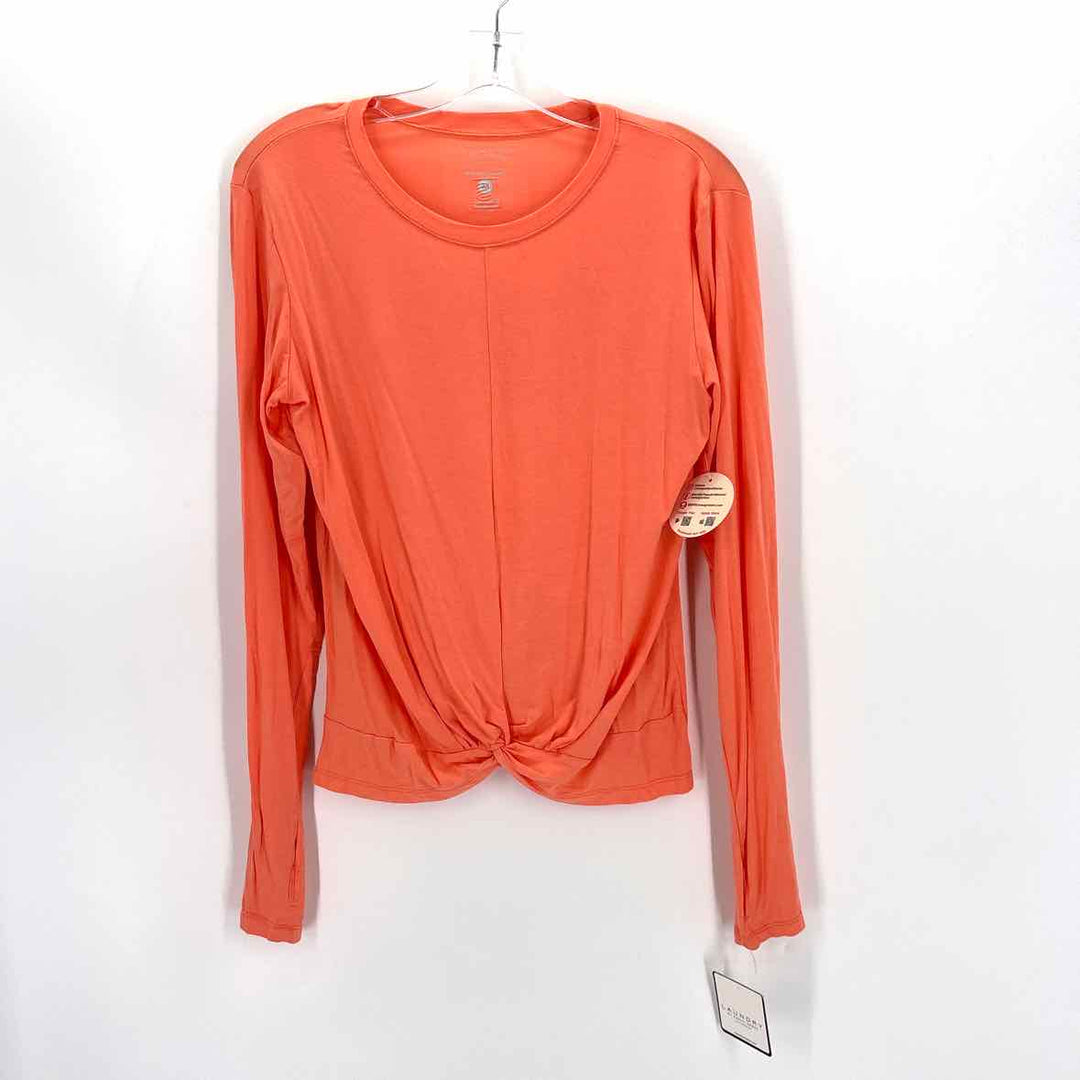 Size M LAUNDRY Orange Knit Cardigan