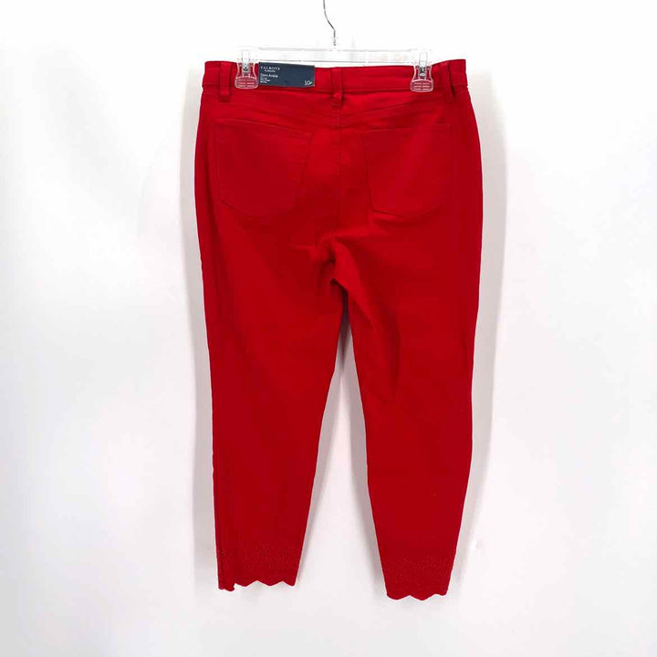 Size 10P Talbots Red Jeans
