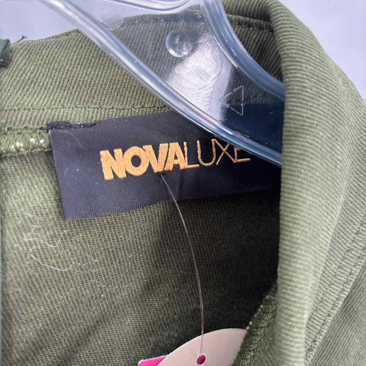 Size XL Olive Denim Dress