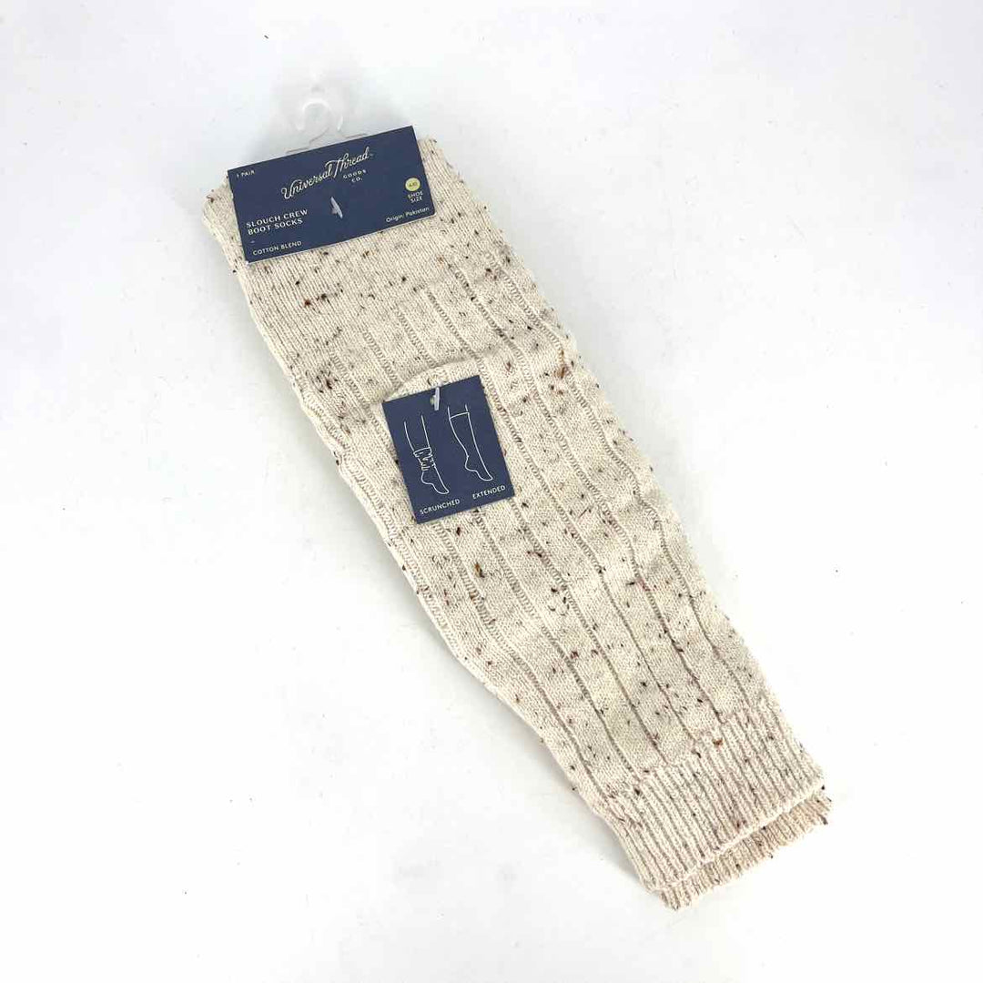 UNIVERSAL THREAD Cream Knit Hosiery