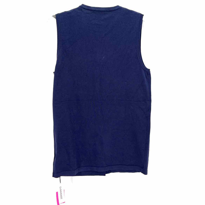 Size S COMMENSE Navy Knit Vest