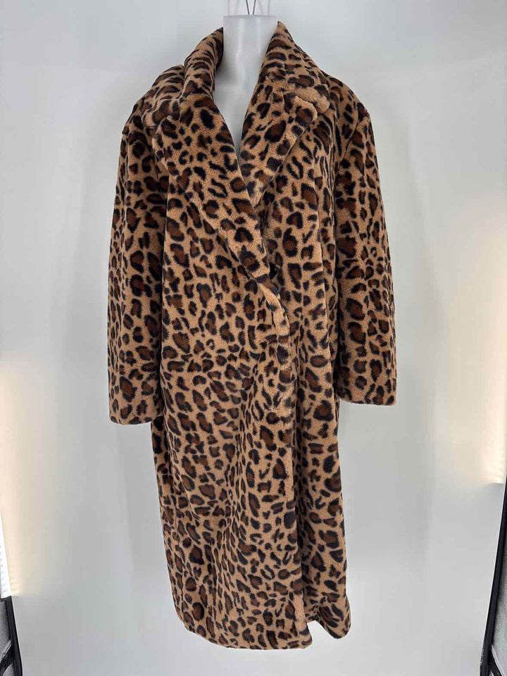 Size S Brown Print Jacket