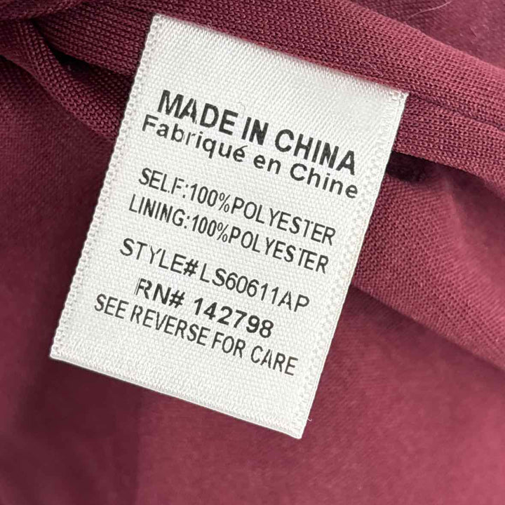Size 1X Burgundy Skirt