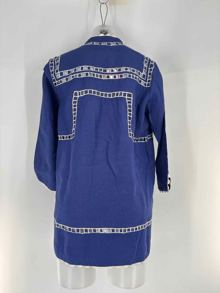 Size L Gretchen Scott Navy Shirt