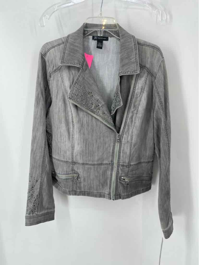 Size L INC Gray Jacket