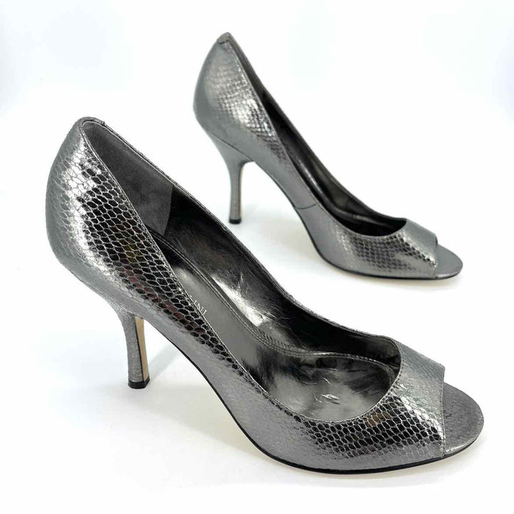 Shoe Size 9 ENZO ANGIOLINI Pewter Heels