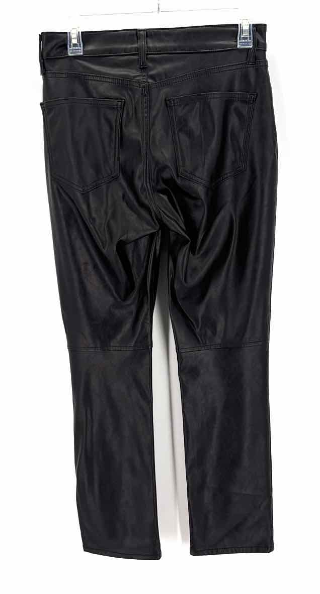 Size 4 GAP Black Faux Leather Pants