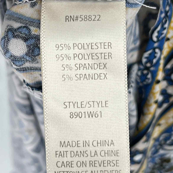 Size S MAX STUDIO Navy Print Dress