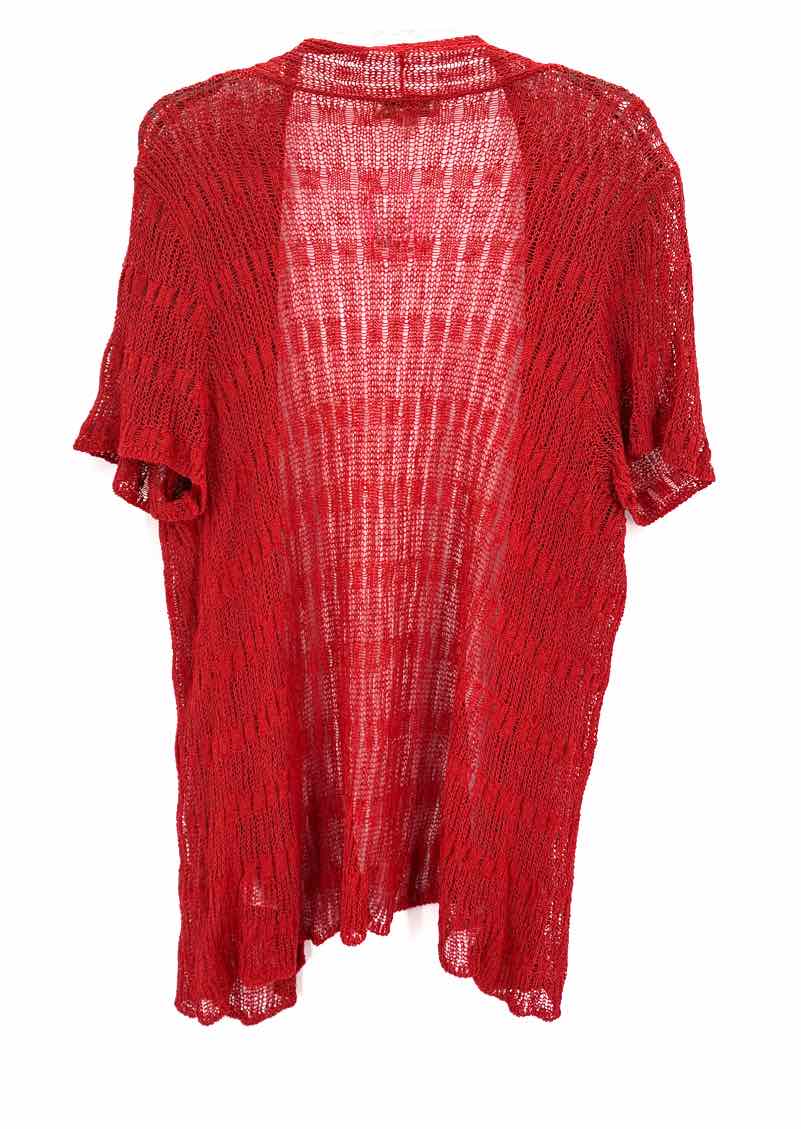 Size 2X Coldwater Creek Red Knit Sweater