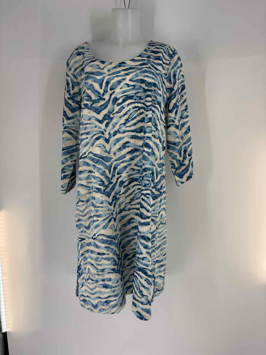 Size L SOFT SURROUNDINGS Blue Print Shirt