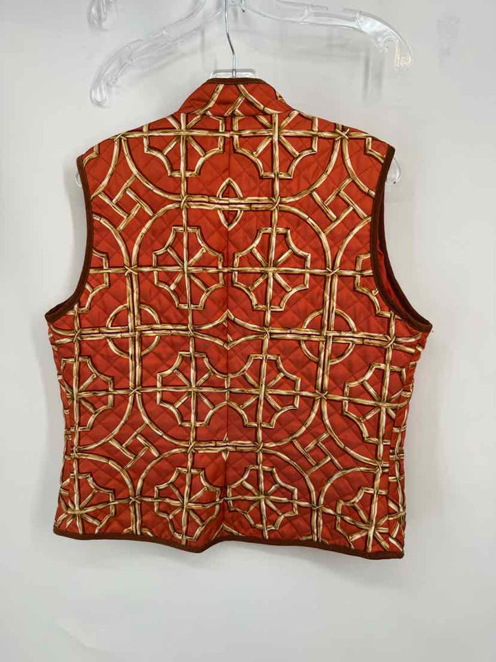 Size L J MCLAUGHLIN Orange Vest