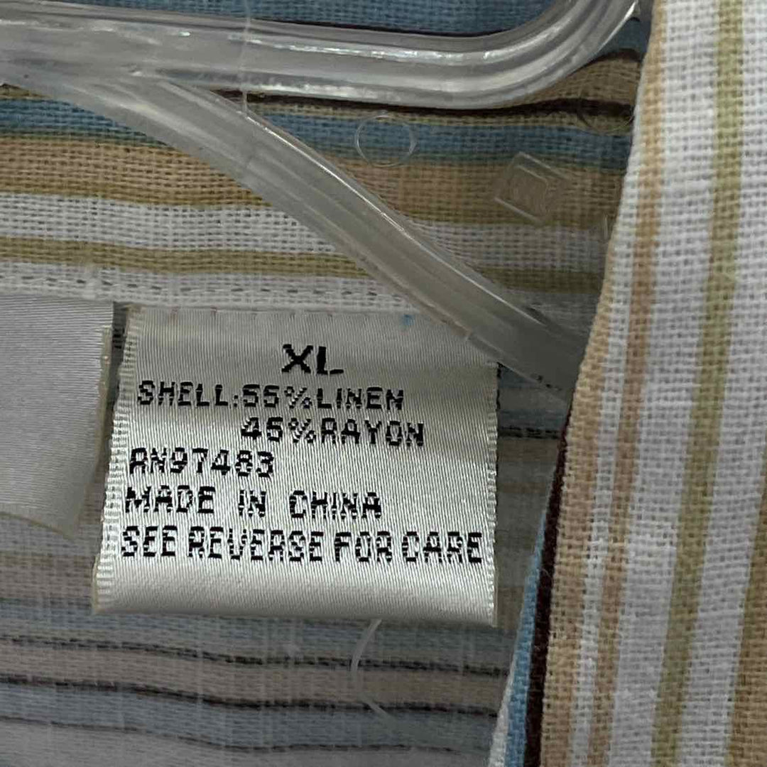 Size XL Cream Linen Shirt