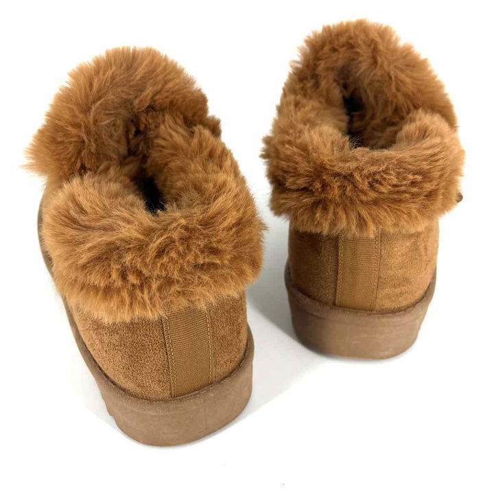 Shoe Size 10 Brown Faux Fur Boots