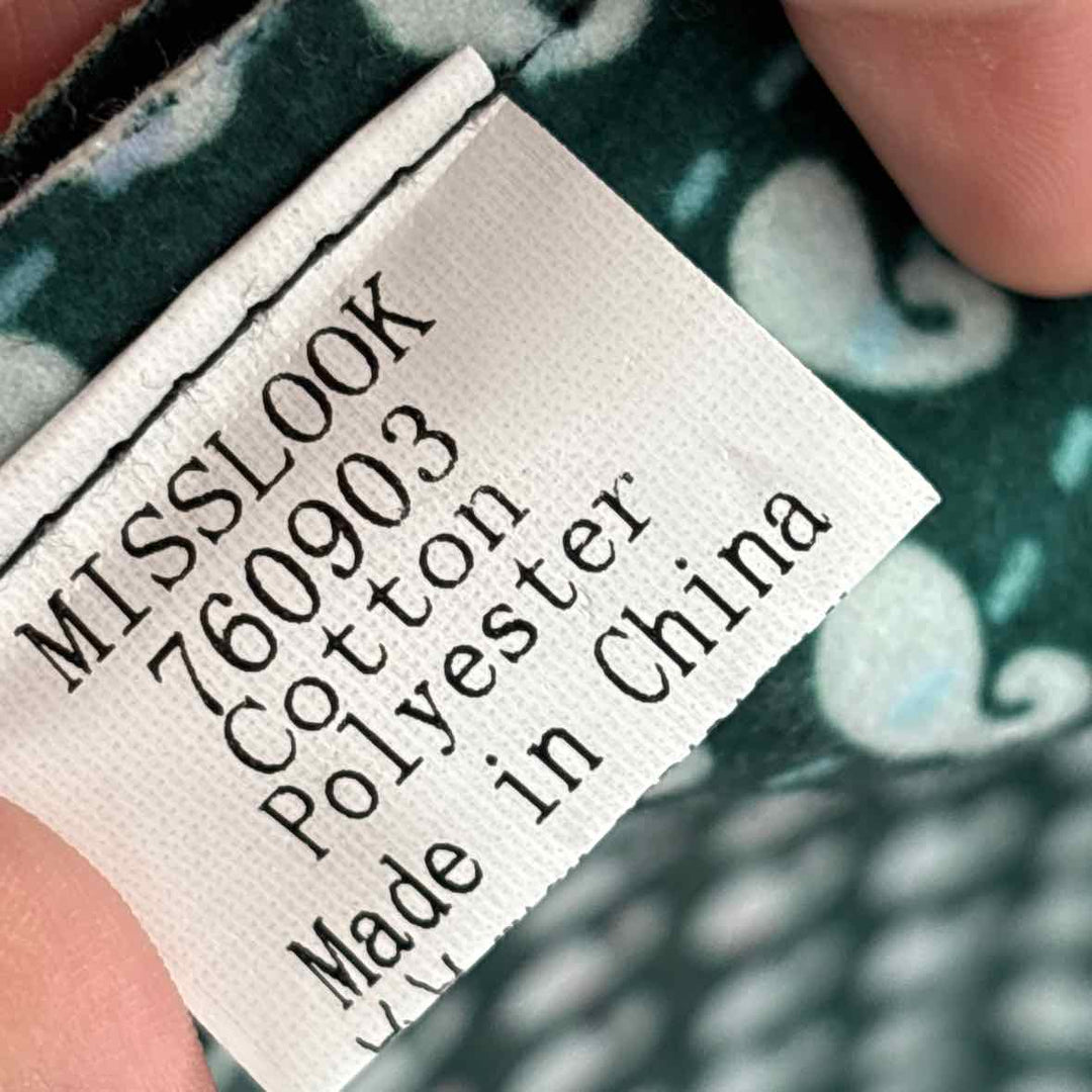 Size S Green Print Vest