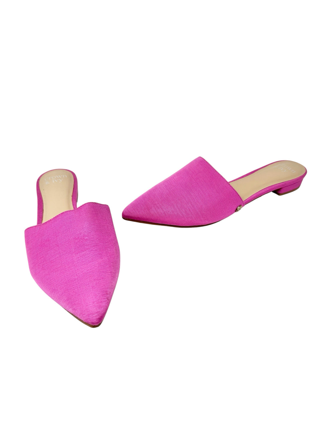 Shoe Size 9.5 CROWN & IVY Pink Mules