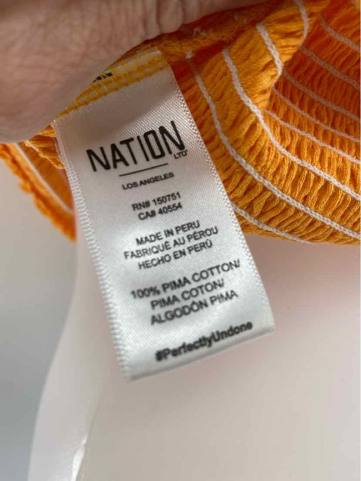 Size S NATION Mustard Shirt