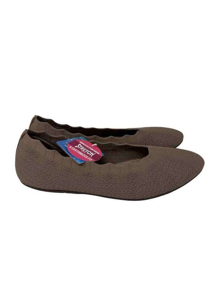 Shoe Size 9.5 Sketchers Tan Flats