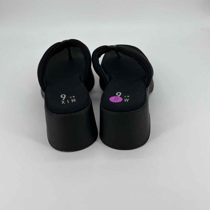 Shoe Size 8 Gianni Bini Black PATENT Sandals