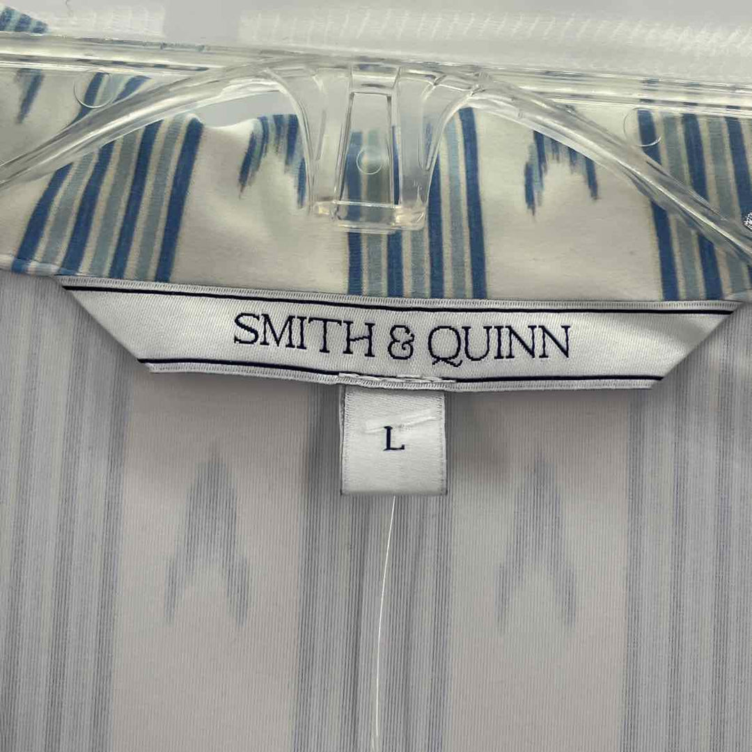 Size L White Print Dress