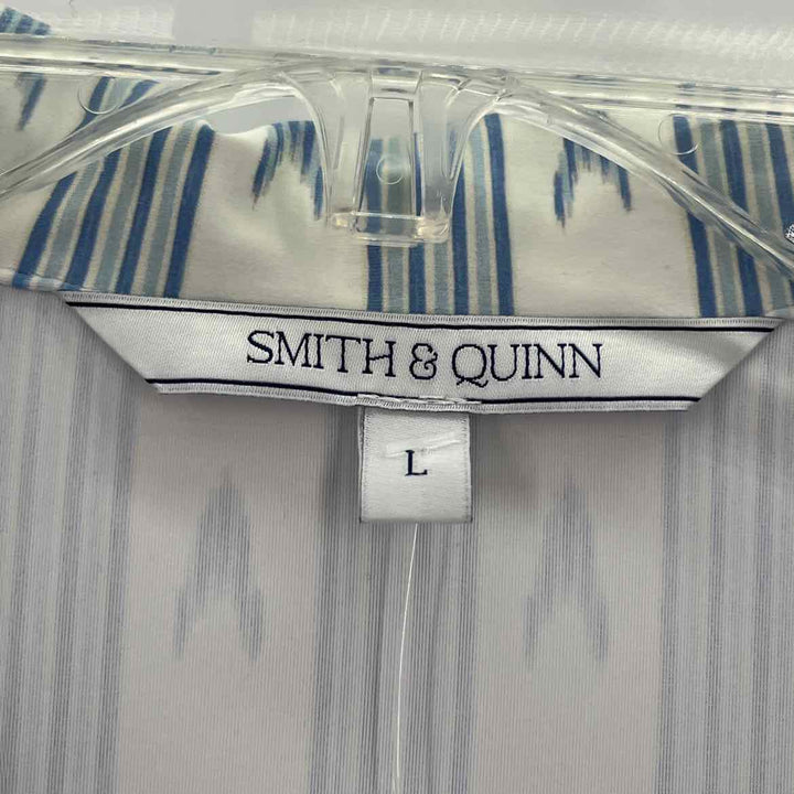 Size L White Print Dress