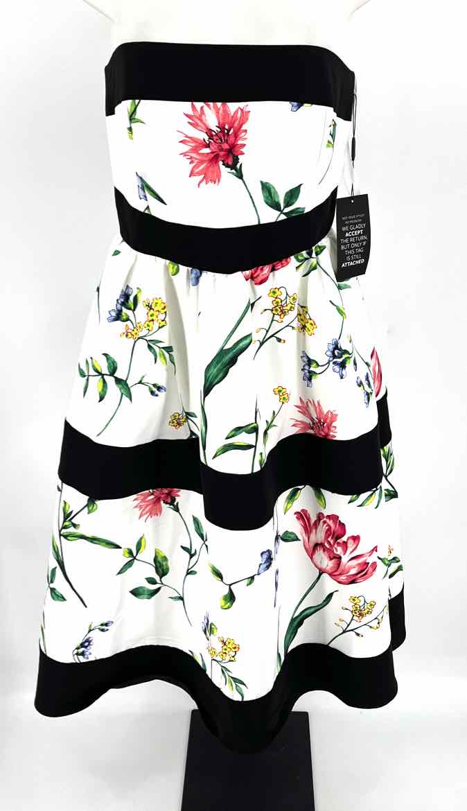 Size 8 White House Black Market White Dress