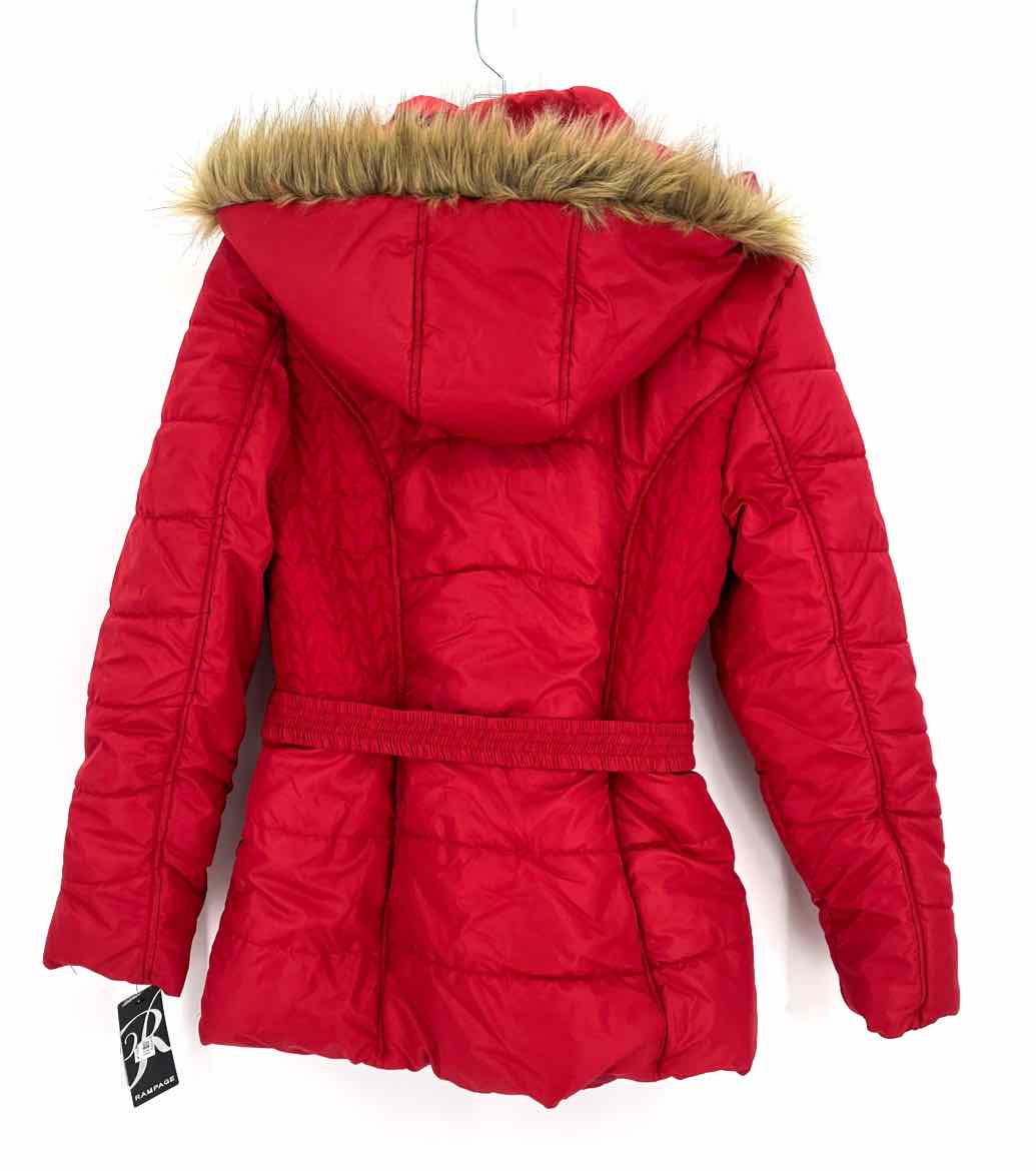 Size XXL RAMPAGE Red Quilted Coat