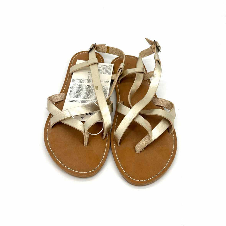 Shoe Size 6 Gold Sandals