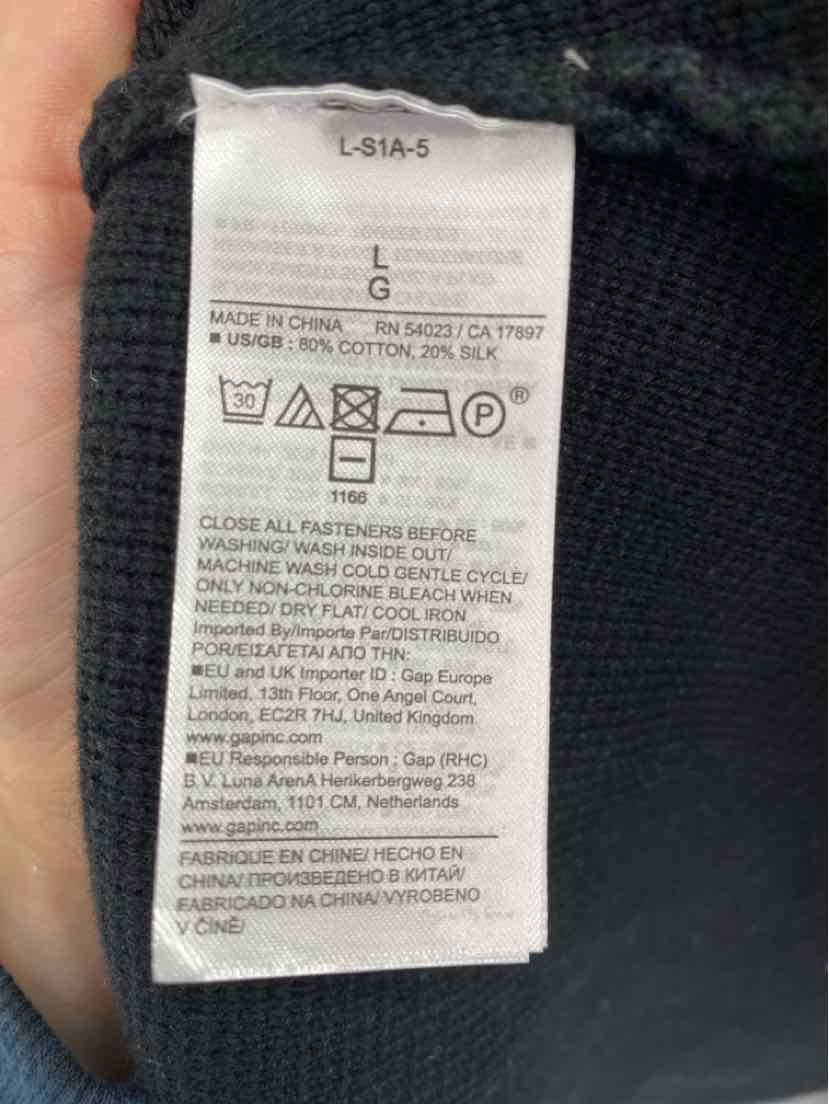 Size L Banana Republic Black Knit Cardigan