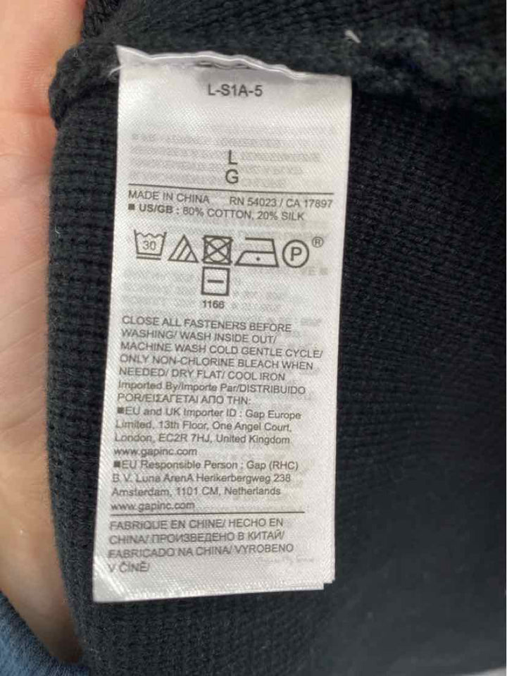 Size L Banana Republic Black Knit Cardigan
