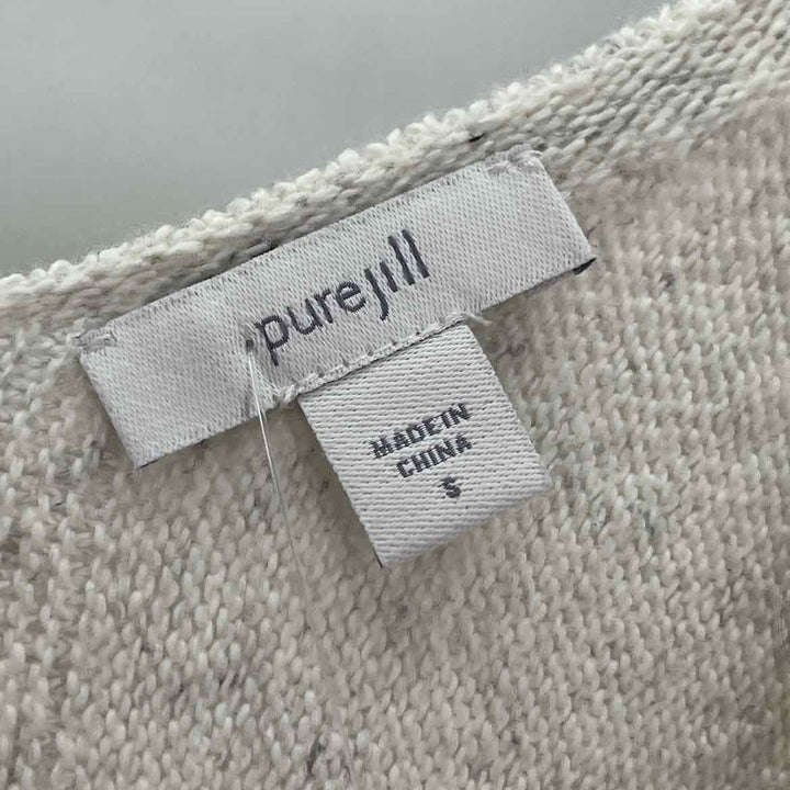 Size S J JILL Cream Knit Sweater