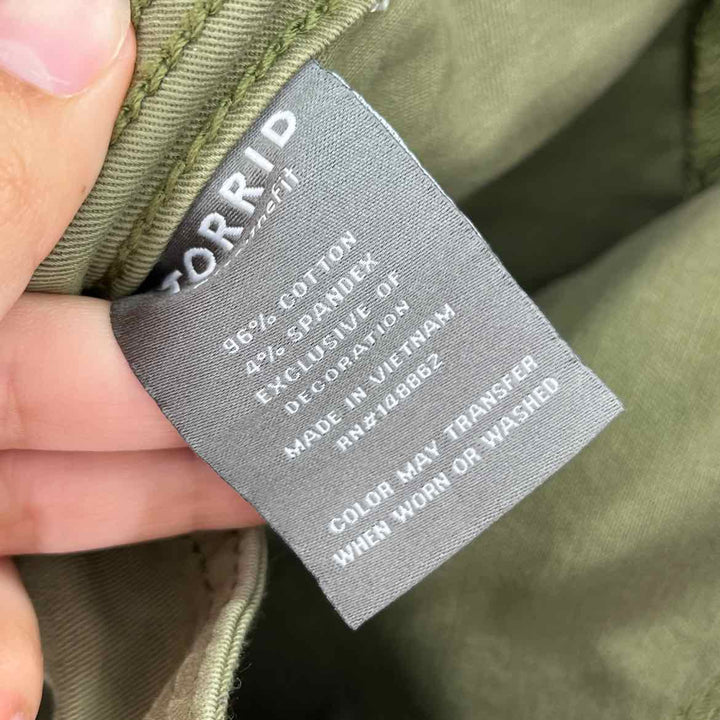 Size 22 Torrid Olive Jeans
