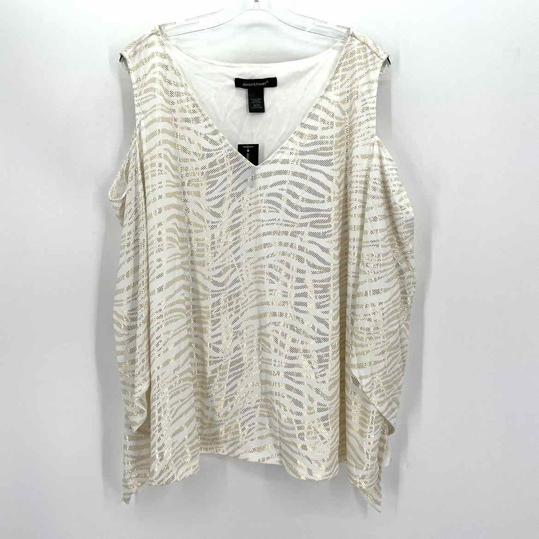 Size 30/32 Ashley Stewart White Shirt