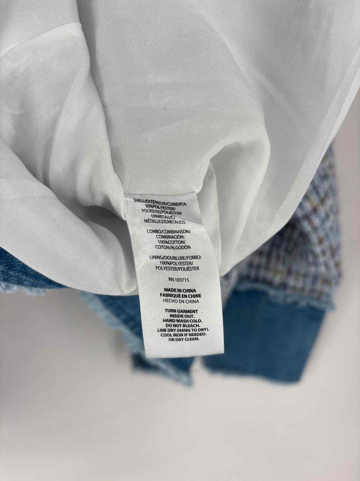 Size L NANETTE LEPORE Blue Jacket