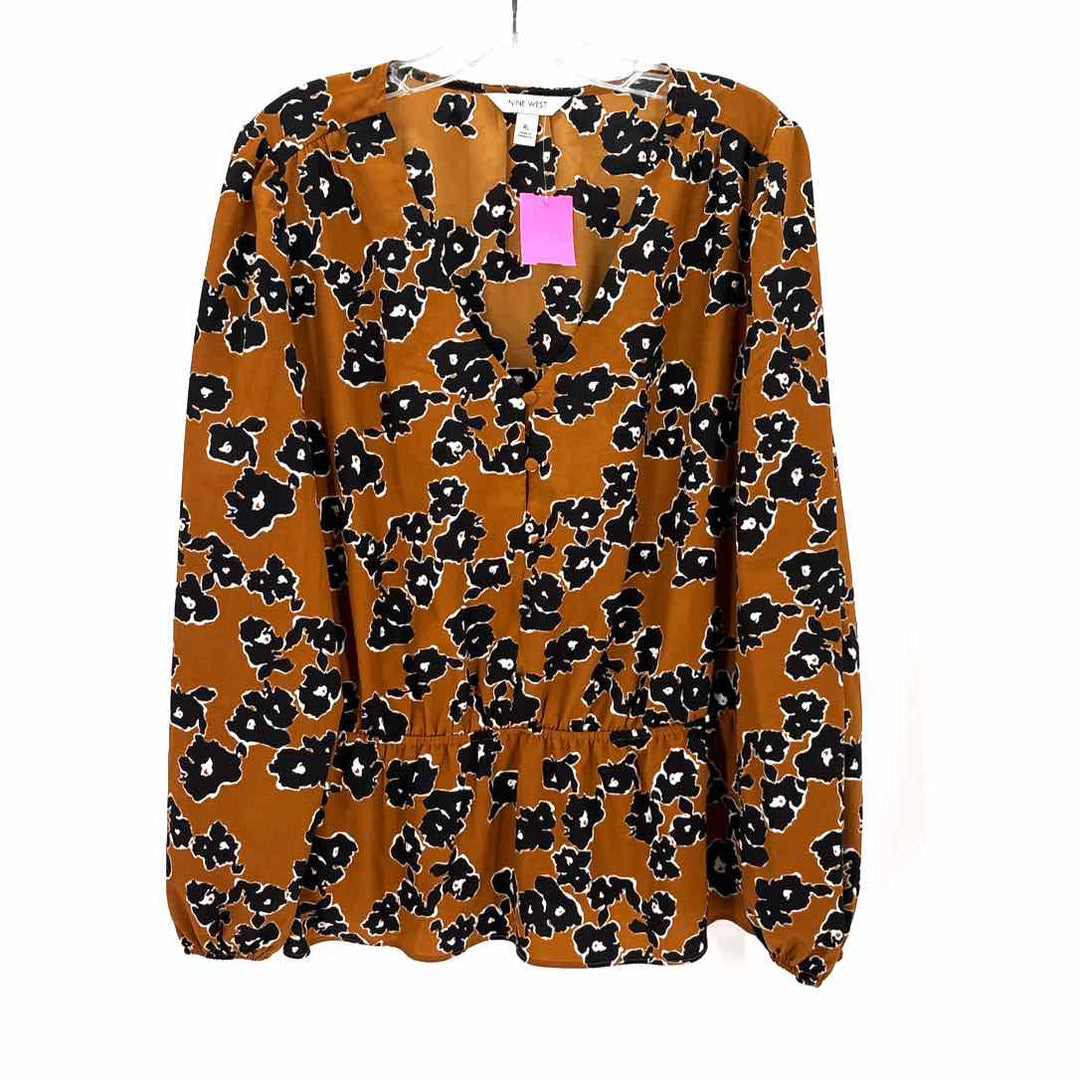 Size XL Nine West Brown Shirt