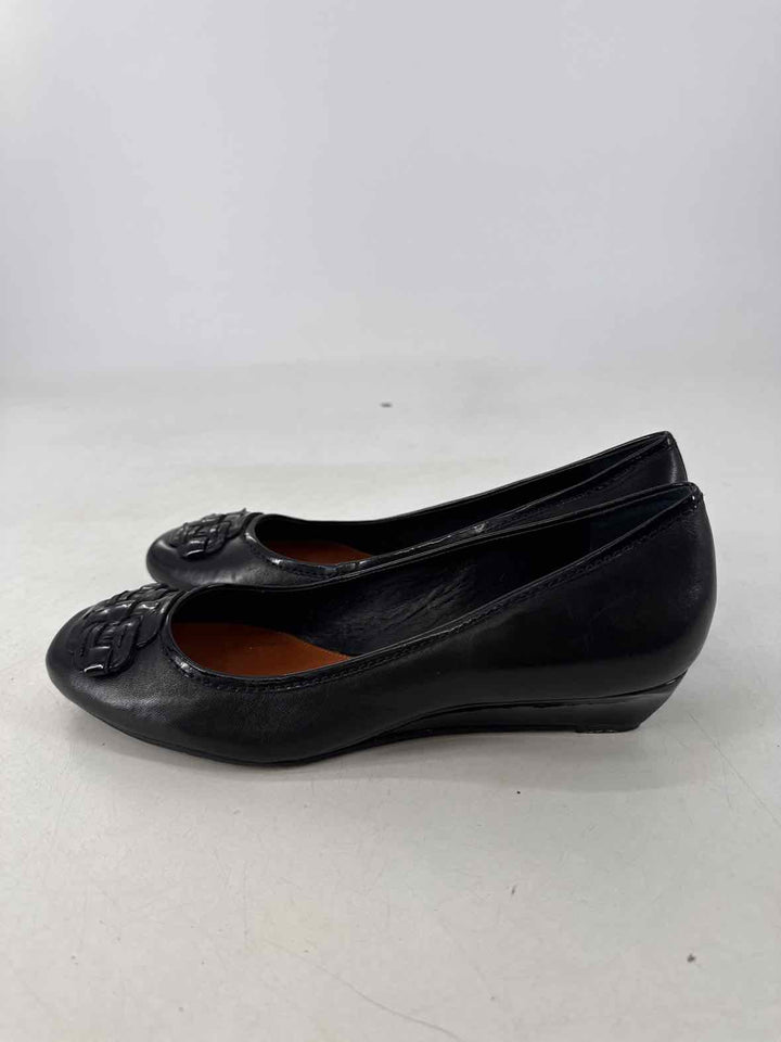 Shoe Size 10 ANTONIO MELANI Black Flats