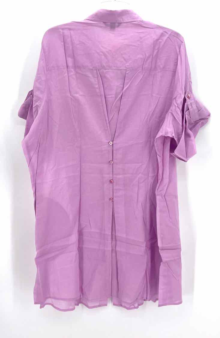 Size 2X LAND END Purple Dress