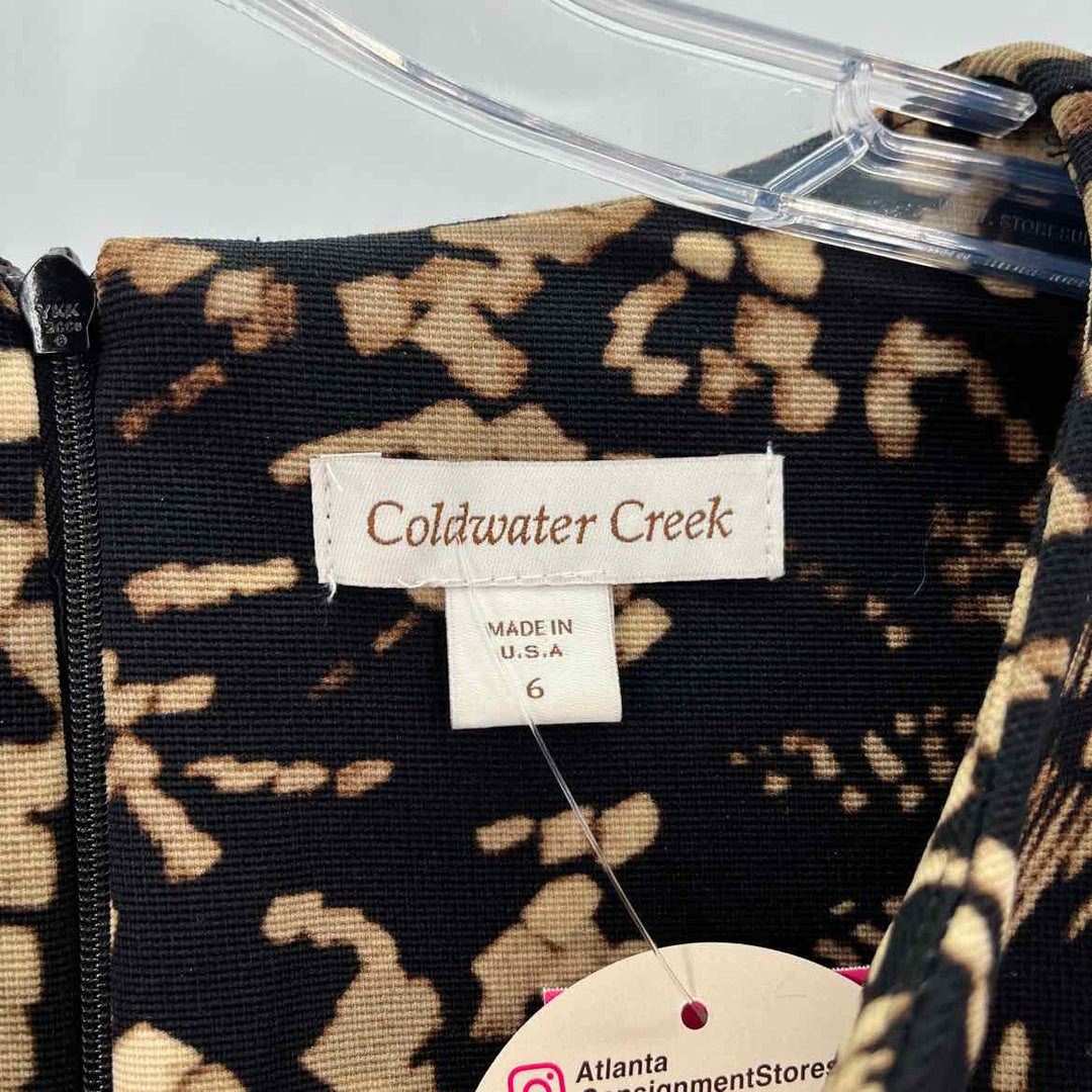 Size 6 Coldwater Creek Black Dress