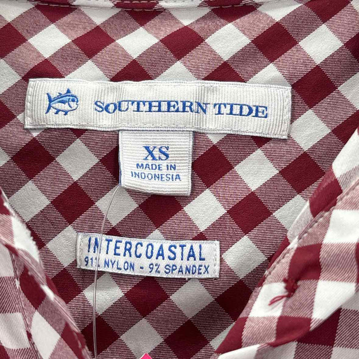 Size XS SOUTHERN TIDE Burgundy Shirt
