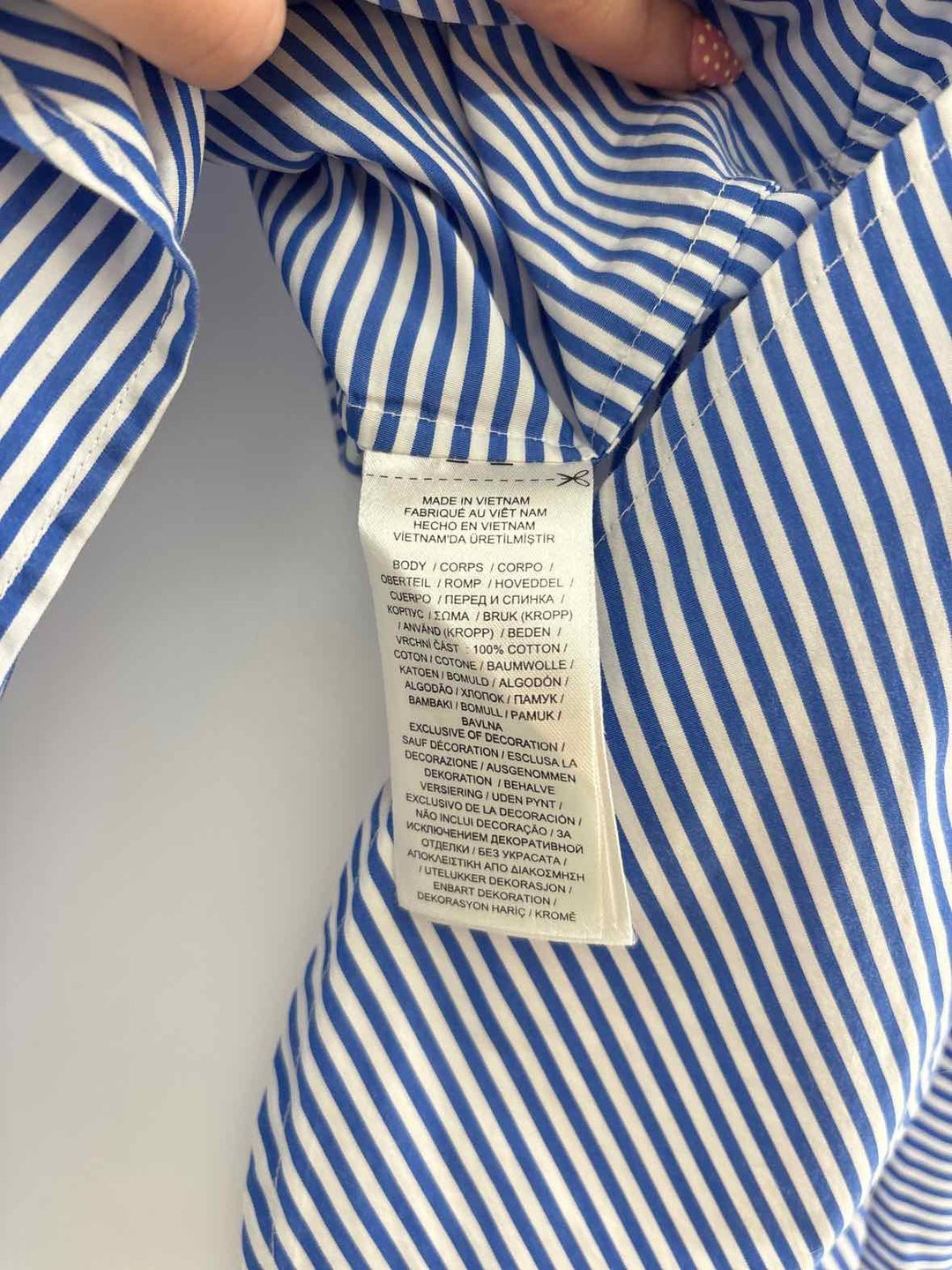 Size 2X RALPH LAUREN Blue Shirt