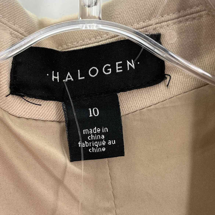 Size 10 HALOGEN Beige Blazer