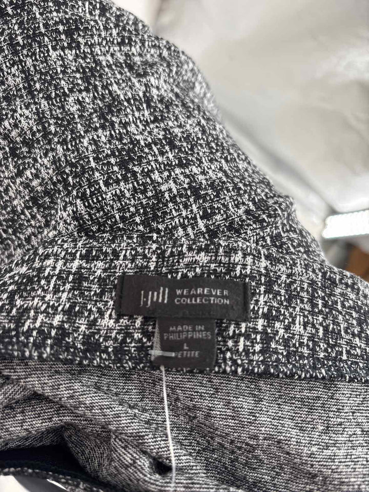 Size L J JILL Black/White Skirt