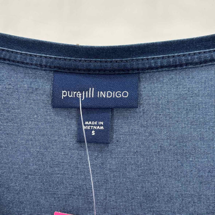 Size S J JILL Blue Cotton Shirt