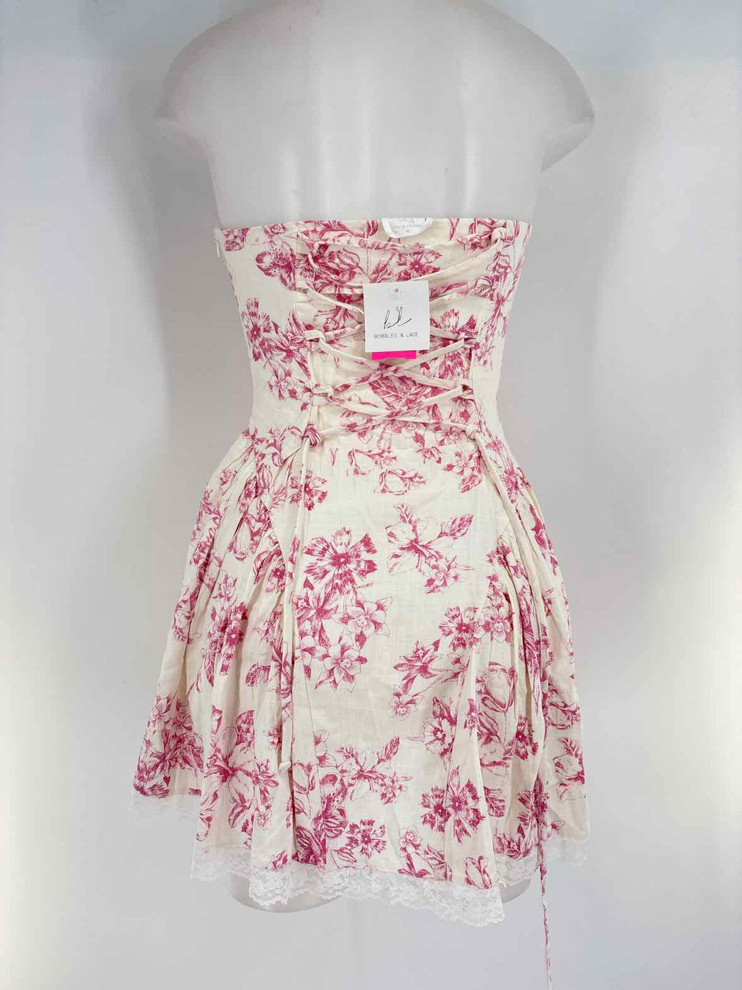 Size M PINK PRINT Dress