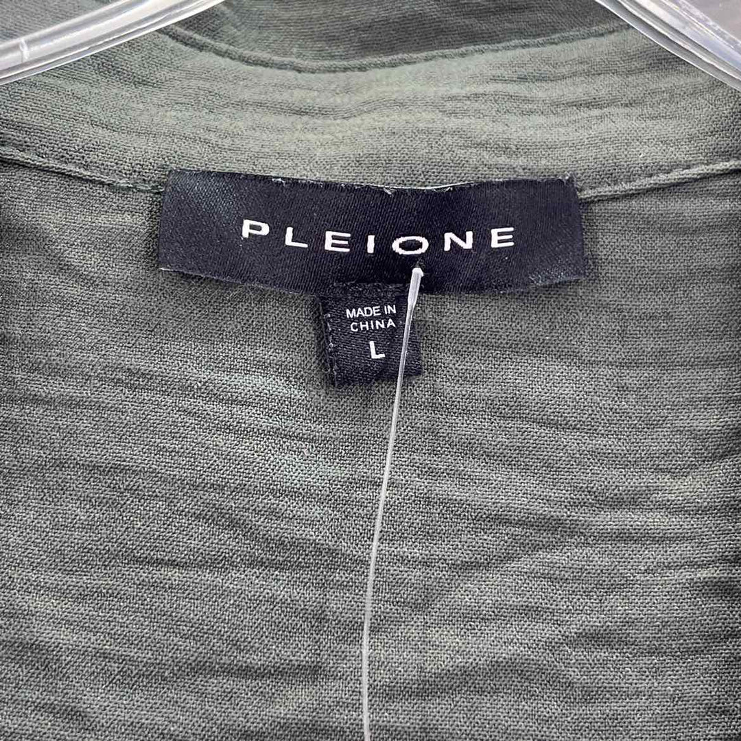 Size L PLEIONE Olive Shirt