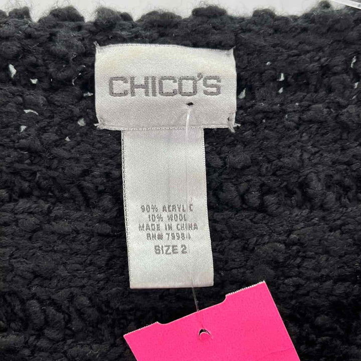 Size L Chico's Black Sweater