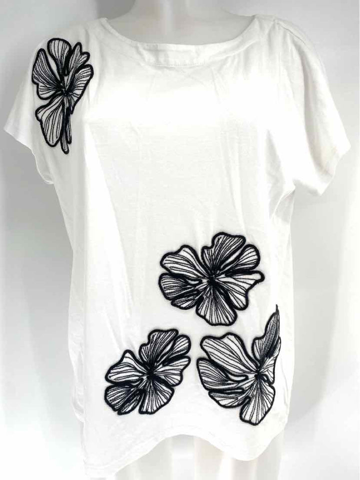 Size M J JILL White Shirt